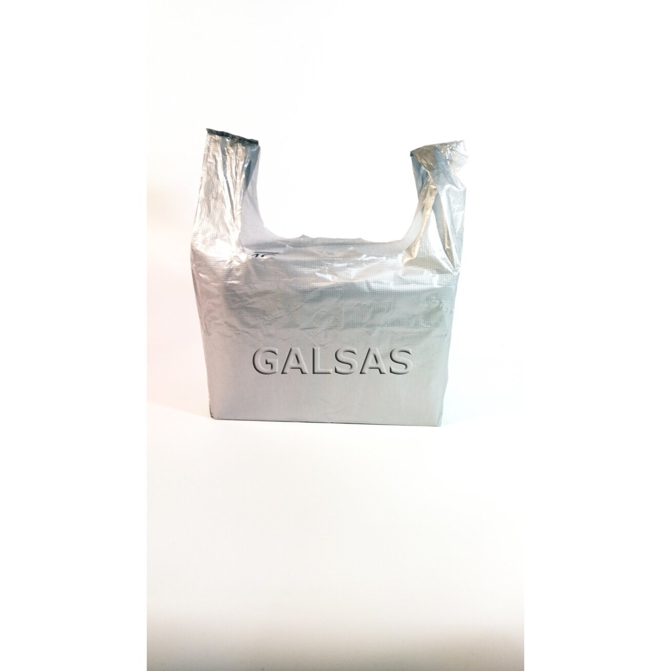 HDPE T-Shirt Bags with Handles, 26 x 40 cm, 25 microns, Pack of 100 1
