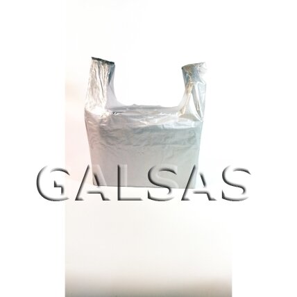 HDPE T-Shirt Bags with Handles, 26 x 40 cm, 25 microns, Pack of 100 1