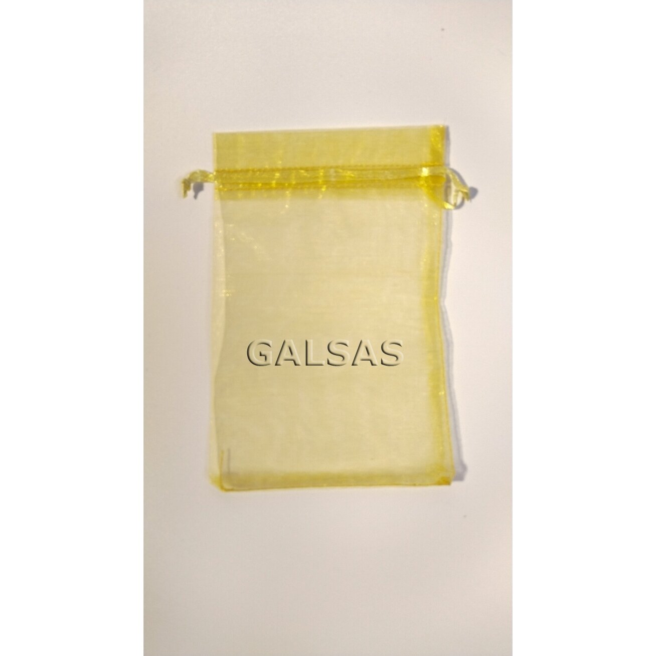 Yellow Organza Gift Bags, 5 x 7 cm, Pack of 100 4 Yellow Organza Gift Bags, 5 x 7 cm, Pack of 100 4