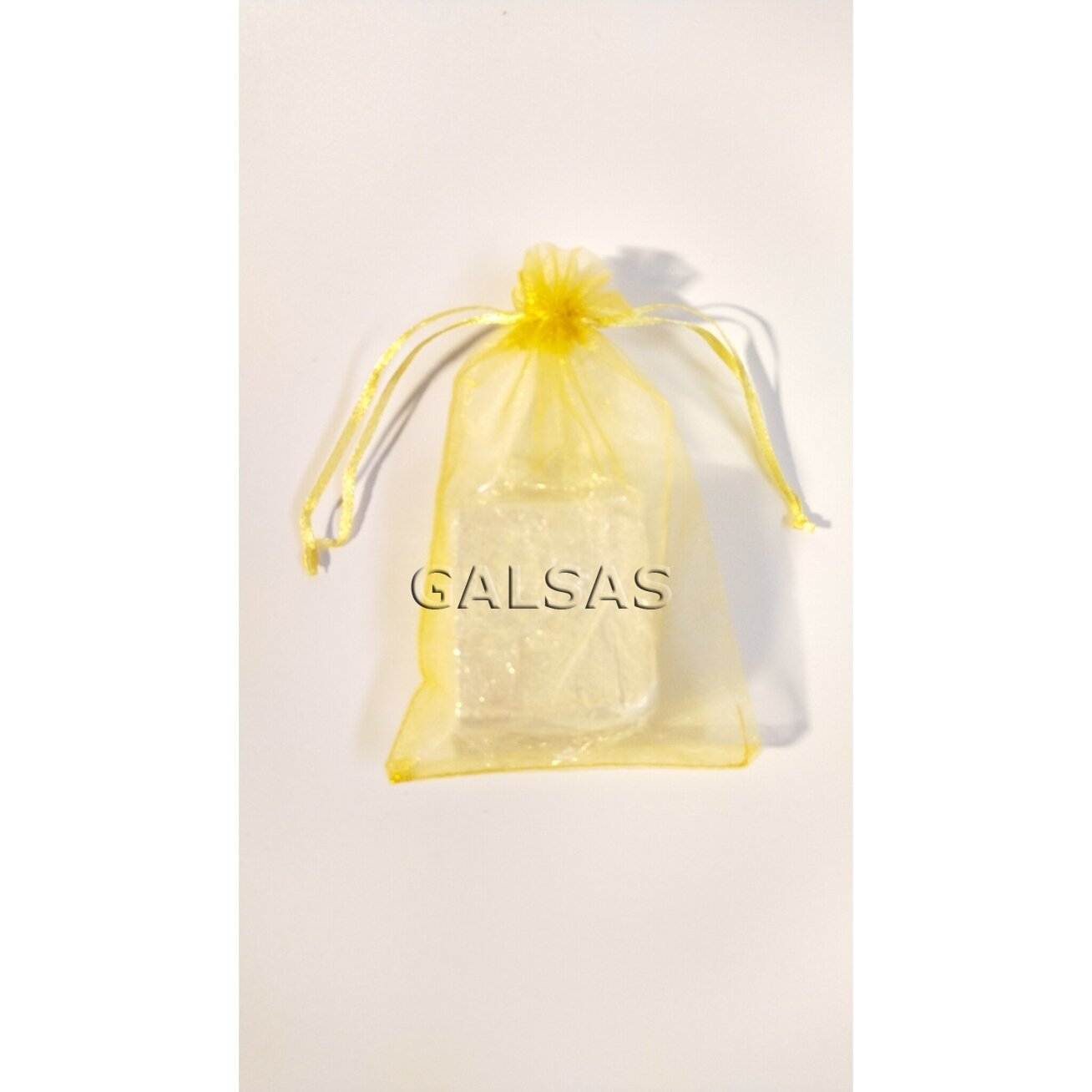 Yellow Organza Gift Bags, 5 x 7 cm, Pack of 100 3