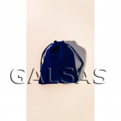 Dāvanu maisiņi, samts, 5 x 7 cm, tumši zilā krāsā - rotām, rotaslietām.