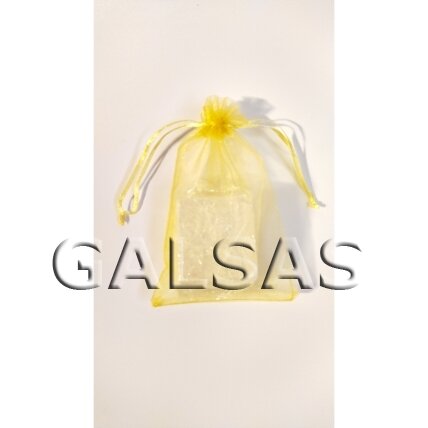 Yellow Organza Gift Bags, 5 x 7 cm, Pack of 100 3 Yellow Organza Gift Bags, 5 x 7 cm, Pack of 100 3