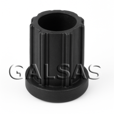 Plastic insert for D-25 mm tube for caster installation, M10 thread Plastic insert for D-25 mm tube for caster installation, M10 thread