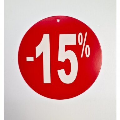 "15%" Discount Sticker – Round Paper. Choose the sticker diameter: 120 mm, 250 mm. "15%" Discount Sticker – Round Paper. Choose the sticker diameter: 120 mm, 250 mm.
