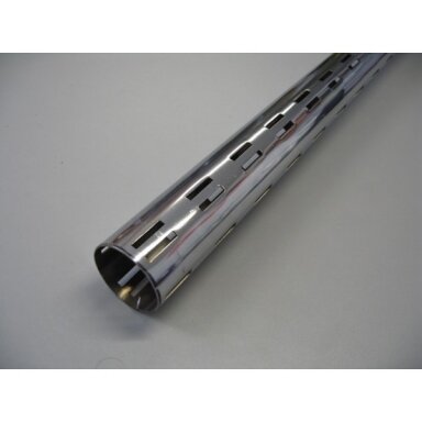 Perforated Tube D-50 mm. Length 2.4 m. Chrome-Plated. Perforated Tube D-50 mm. Length 2.4 m. Chrome-Plated.