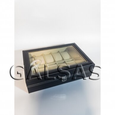 Выставочный футляр-коробка со стеклом для часов или браслетов