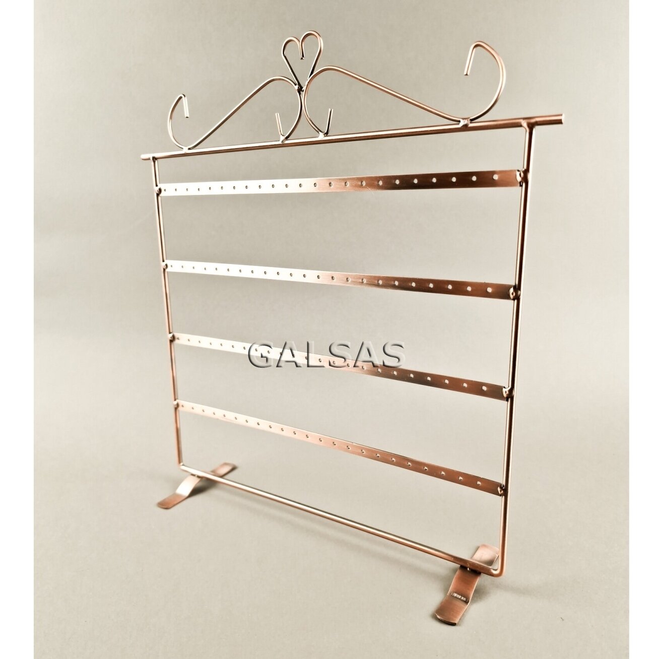 Earring Display Stand. Copper metal. Earring Display Stand. Copper metal.