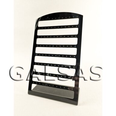 Earring Display Stand, L-Shape, Black Plastic - AUS-PL-8D-J Earring Display Stand, L-Shape, Black Plastic - AUS-PL-8D-J