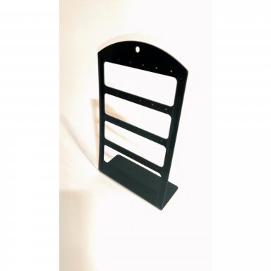Earring Display Stand. Black plastic. Model AUS-PL-3x4-J Earring Display Stand. Black plastic. Model AUS-PL-3x4-J