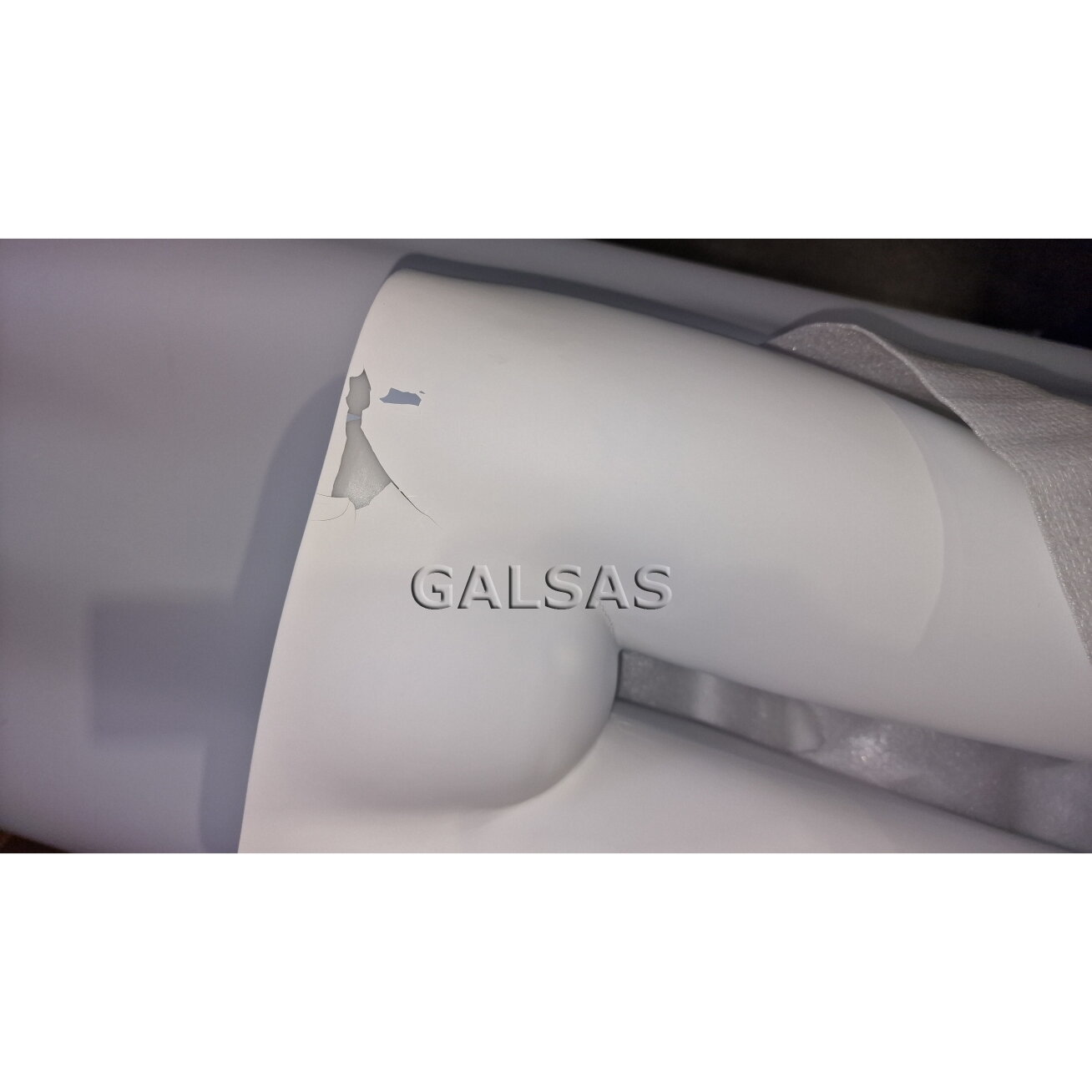 Nukainotas manekenas moteris M6007-B-MAT - pilno ūgio, balta matinė spalva. Plastikas. 9