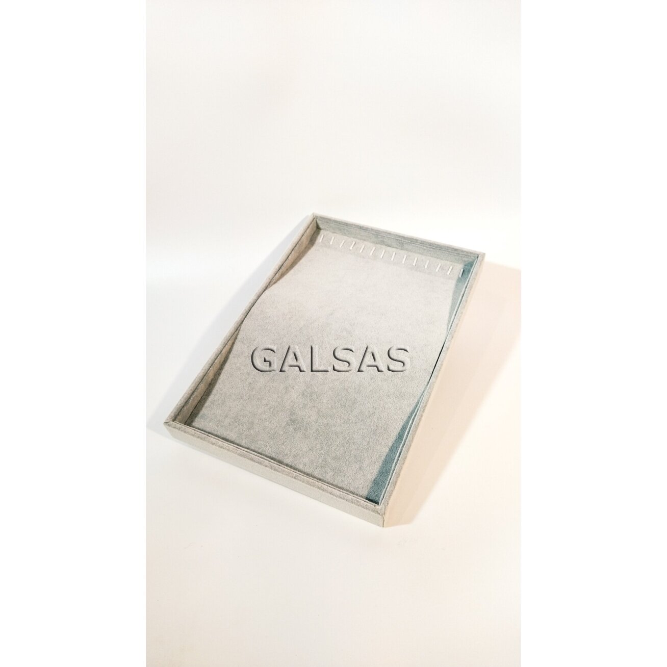 Vertical Necklace Display Tray-Box, Grey Velour, 25 x 35 cm Vertical Necklace Display Tray-Box, Grey Velour, 25 x 35 cm