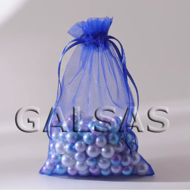 Blue Organza Gift Bags, 10 x 14 cm, Pack of 100 Blue Organza Gift Bags, 10 x 14 cm, Pack of 100