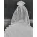 Dovanu maišeliai - organza, balta spalva, 15 x 20 cm - juvelyrikos, bižuterijos papuošalų pakavimui.