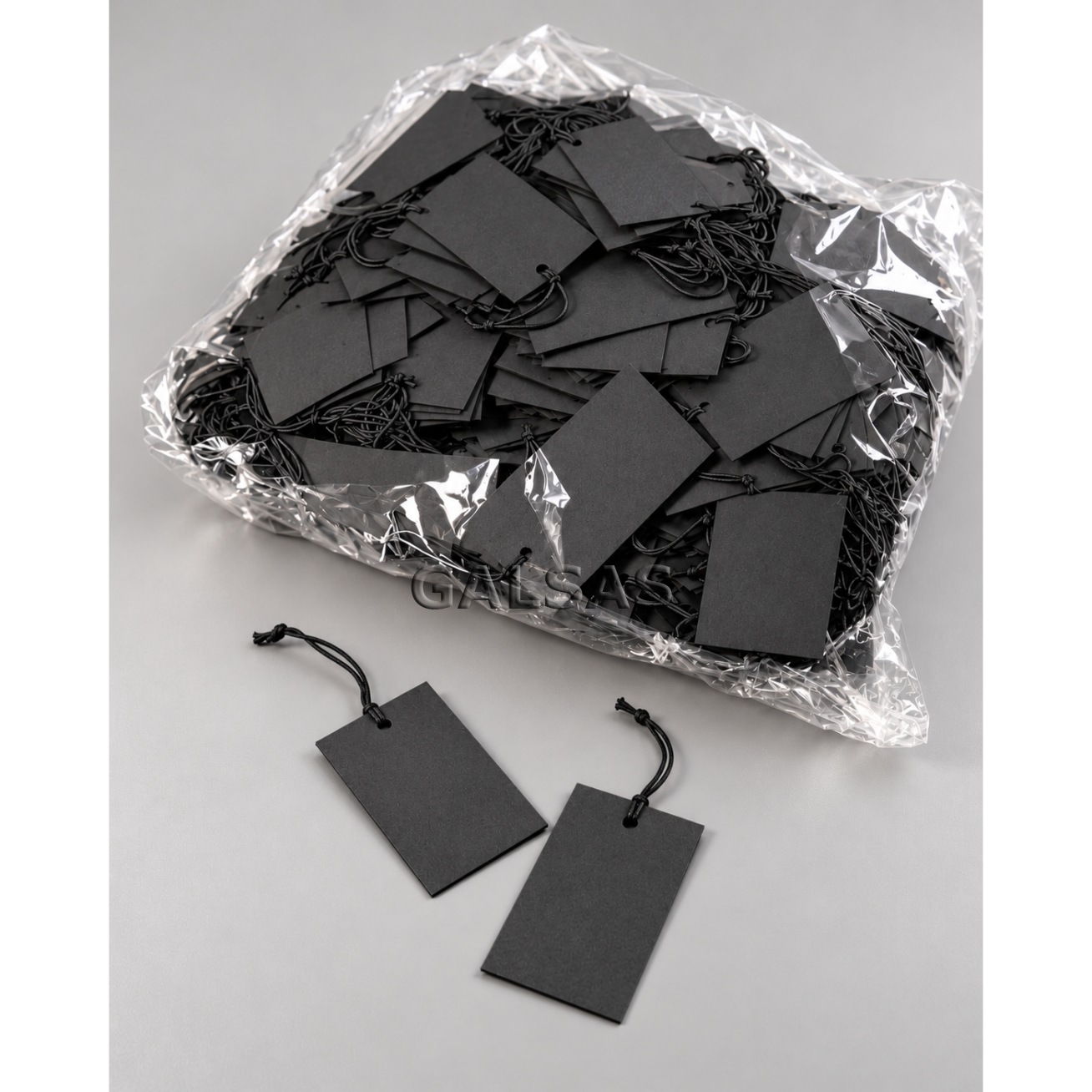 Hanging Tag, 37 x 23 mm, for Product and Merchandise Marking. Black 1 Hanging Tag, 37 x 23 mm, for Product and Merchandise Marking. Black 1