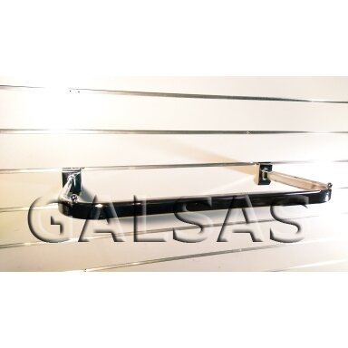 Slatwall Garment Rail Bracket - U-Shape, 900 mm Length Slatwall Garment Rail Bracket - U-Shape, 900 mm Length