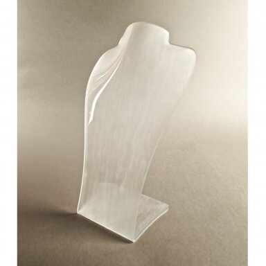 Necklace Display Bust for chains, jewelry and fashion jewelry. Plastic. Height 29 cm.