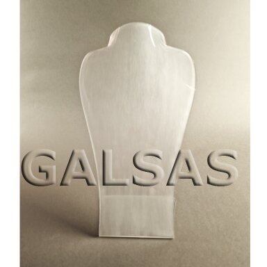 Necklace Display Bust for chains, jewelry and fashion jewelry. Plastic. Height 29 cm.
