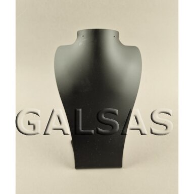 Necklace Display Bust, Black Matte, Height 16 cm
