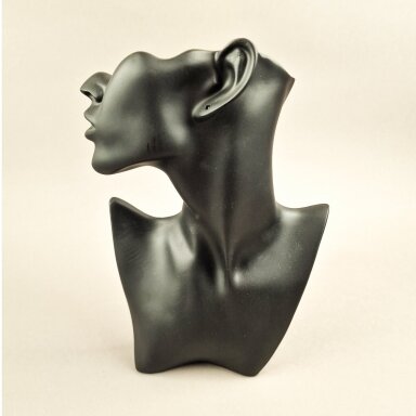 Necklace Display Bust for chains, necklaces, jewelry and fashion jewelry. Ceramic.