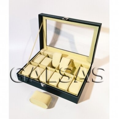 Выставочный футляр-коробка со стеклом для часов или браслетов