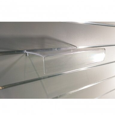 Slatwall Shelf for Shoes, Fashion Accessories, and Small Items. Plastic. Model E-BAT-T2 Slatwall Shelf for Shoes, Fashion Accessories, and Small Items. Plastic. Model E-BAT-T2