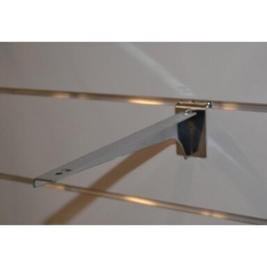 Slatwall Shelf Bracket, 200 mm, chrome Slatwall Shelf Bracket, 200 mm, chrome