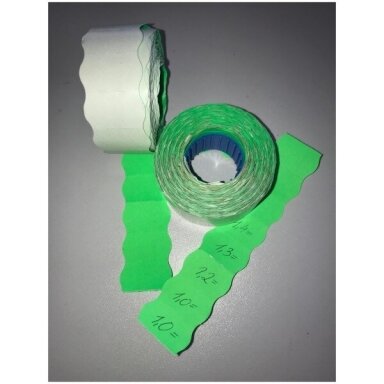 Self-Adhesive Colored Paper Label for Prices, Promotions, or Other Information. 26 mm x 15 mm. Green. 700 pcs. Self-Adhesive Colored Paper Label for Prices, Promotions, or Other Information. 26 mm x 15 mm. Green. 700 pcs.