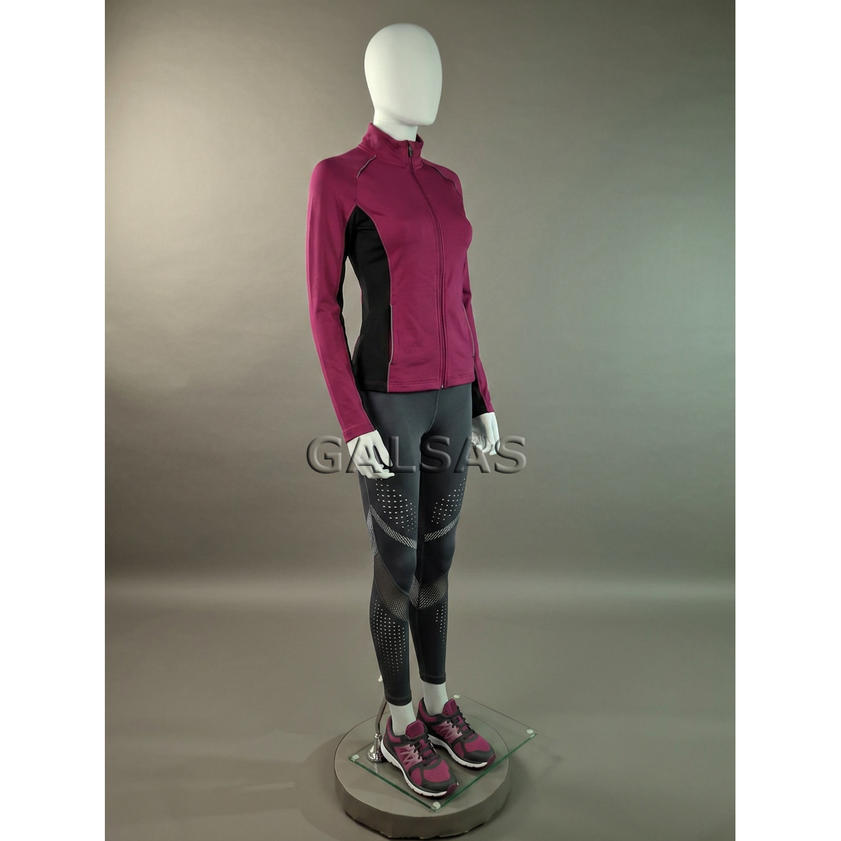 Female Full-Body Mannequin BF6-B-MAT, Matte White. Plastic. 9