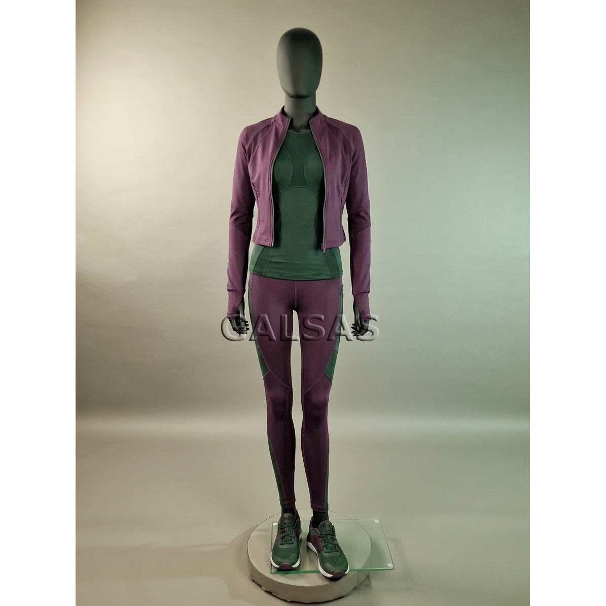 Female Full-Body Mannequin, Model BF6-J-MAT, Matte Black. Plastic. 3 Female Full-Body Mannequin, Model BF6-J-MAT, Matte Black. Plastic. 3