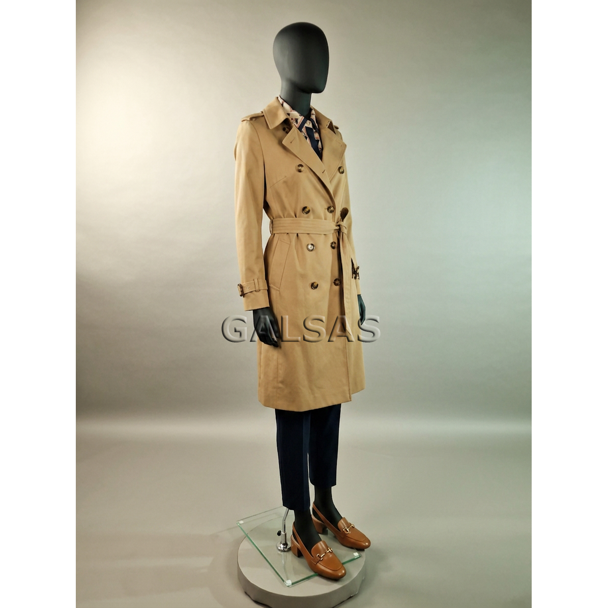 Female Full-Body Mannequin, Model BF6-J-MAT, Matte Black. Plastic. 5