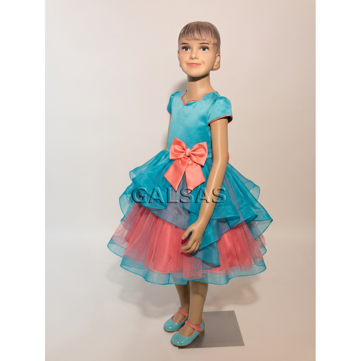 Child Full-Body Mannequin Girl 13-SUK-MER, with Face, Skin Tone. 4