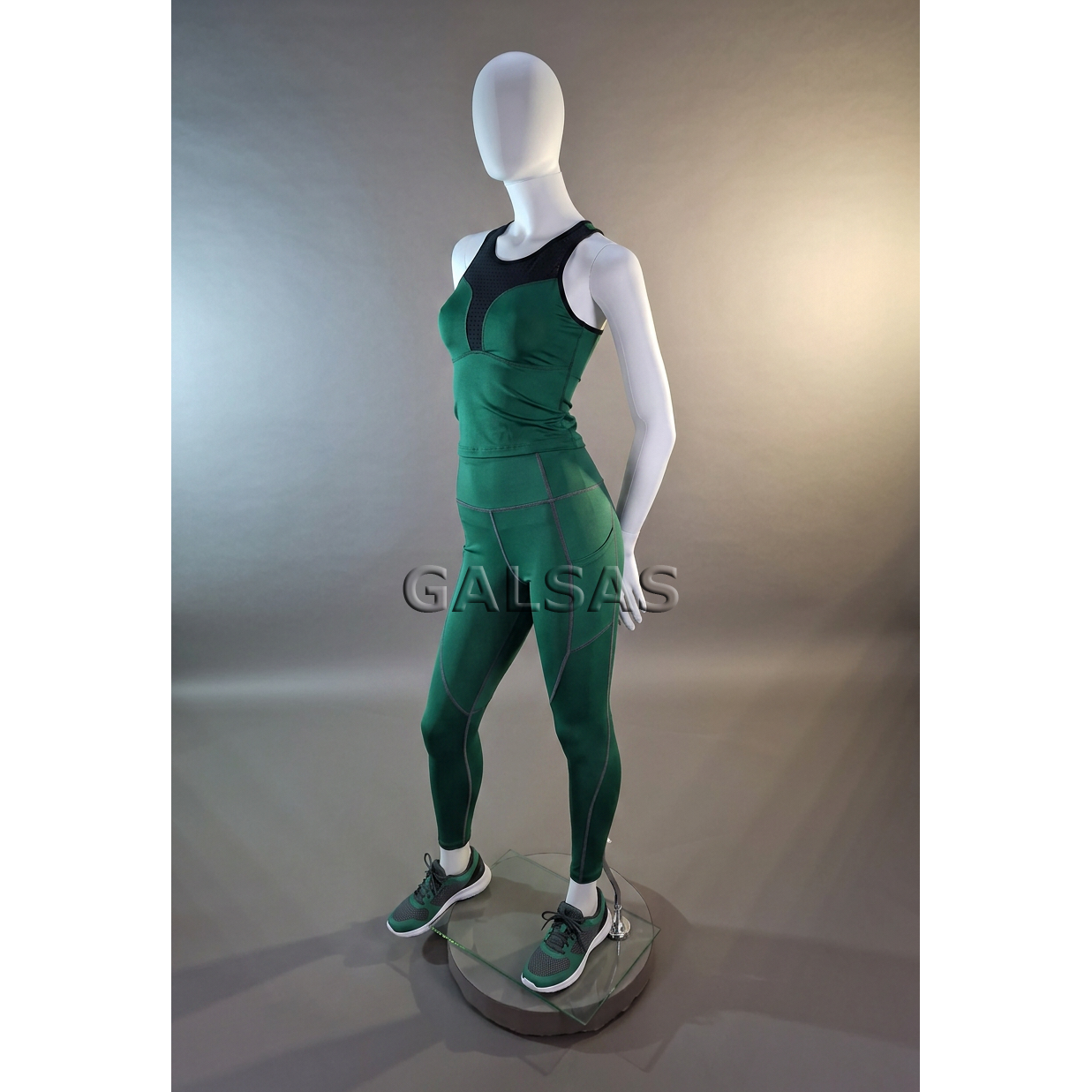 Matte White Female Full-Body Mannequin MAF13-B-MAT. Plastic. 5