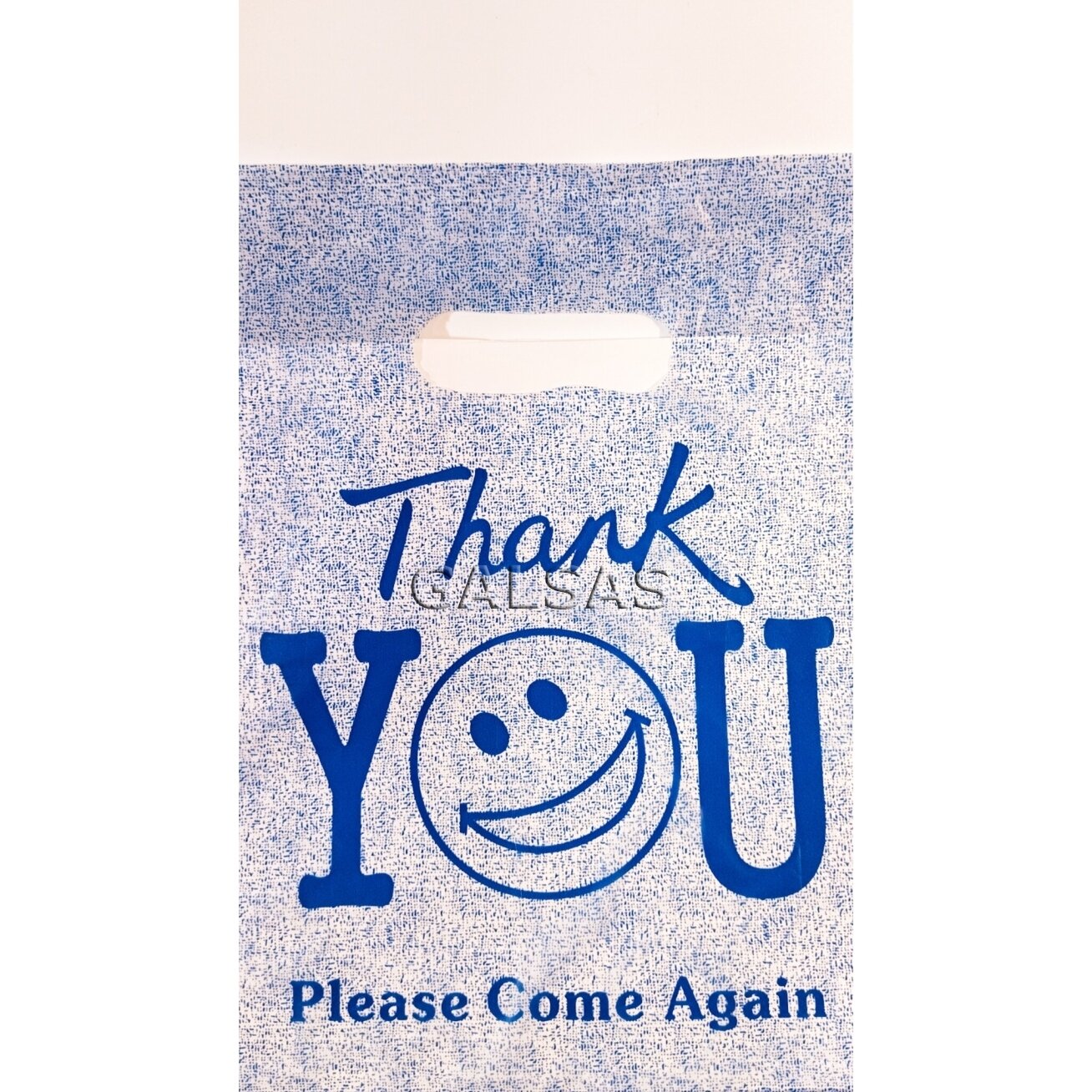 Plastic Bags with Die-Cut Handle, 50 x 60 cm, Model 24M, 35 microns, Pack of 100
