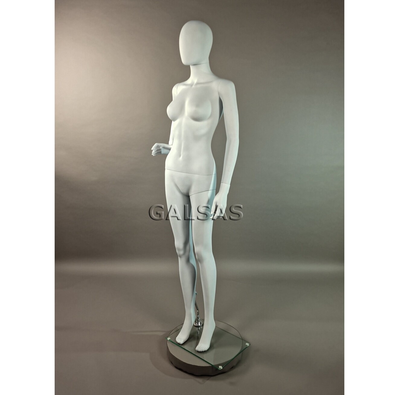 Nukainotas manekenas moteris M6007-B-MAT - pilno ūgio, balta matinė spalva. Plastikas. 8 Nukainotas manekenas moteris M6007-B-MAT - pilno ūgio, balta matinė spalva. Plastikas. 8