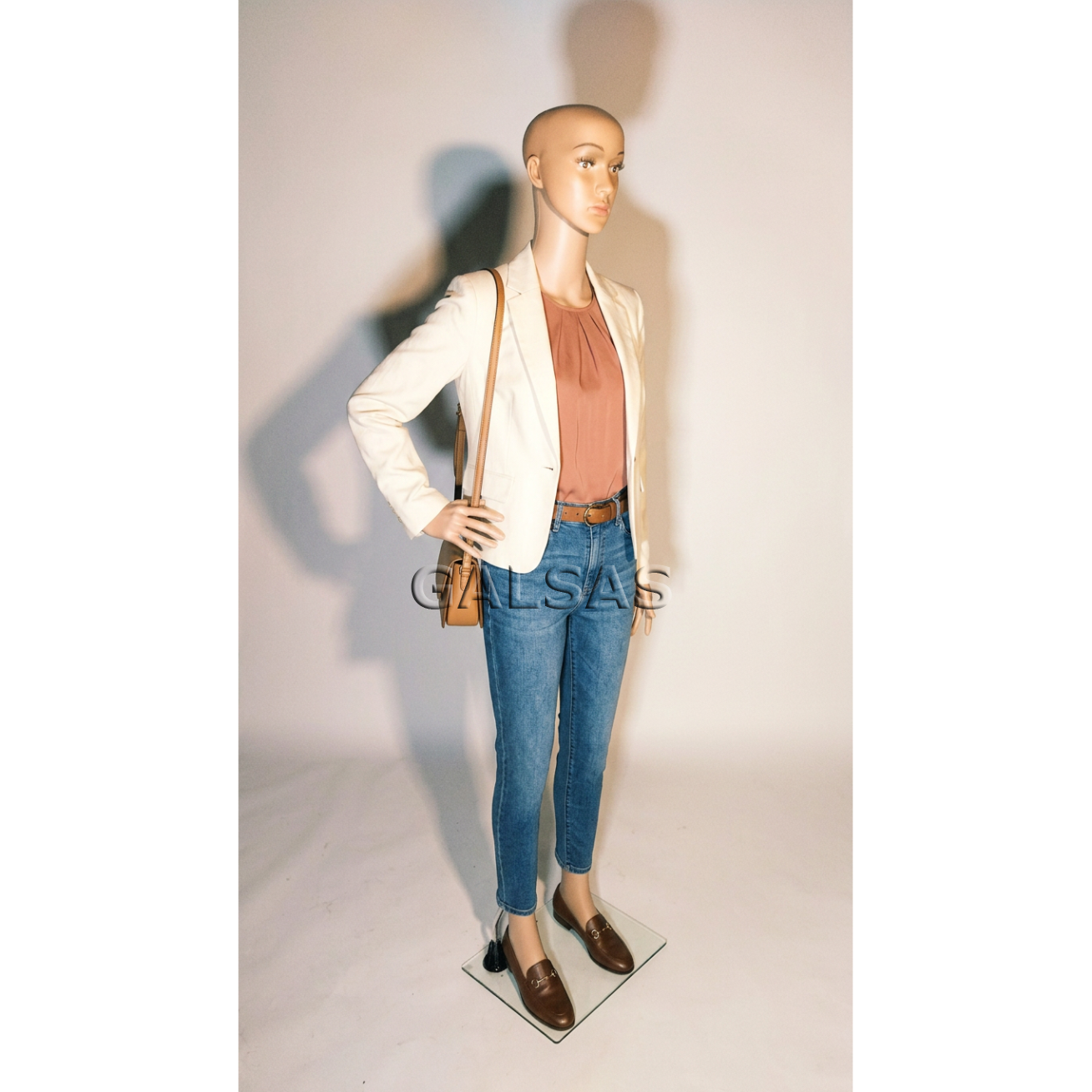 Female Full-Body Mannequin XMA-04, with Face, Skin Tone 3