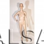 Moters manekenas XMA-019,pilno ūgio,su veidu,kūno spalva. Plastikas.