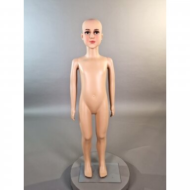 Full-Body Child Boy Mannequin VAI-11-PLI-BER, with Face, Skin Tone. Plastic. Full-Body Child Boy Mannequin VAI-11-PLI-BER, with Face, Skin Tone. Plastic.