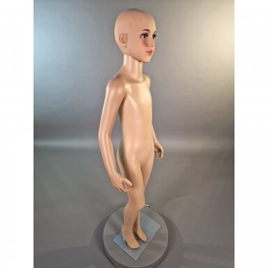 Child Girl Mannequin 13-PLI-MER - height 130 cm, with face, skin tone. Child Girl Mannequin 13-PLI-MER - height 130 cm, with face, skin tone.