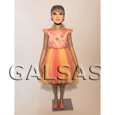 Child Full-Body Mannequin Girl 13-SUK-MER, with Face, Skin Tone. Child Full-Body Mannequin Girl 13-SUK-MER, with Face, Skin Tone.