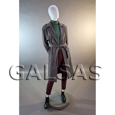 Matte White Female Full-Body Mannequin MAF13-B-MAT. Plastic. Matte White Female Full-Body Mannequin MAF13-B-MAT. Plastic.