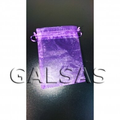 Мешочки из органзы - 10х14 см, цвет светло-фиолетовый, 100 шт.