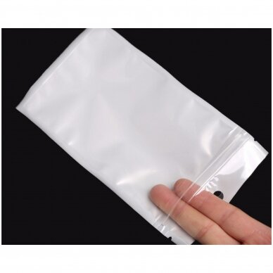 Balti maisiņi Mini-grip/Zip-lock MG-B-10x15 cm (100 gab/pak)