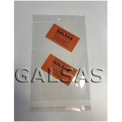 Transparent Self-Adhesive CPP Bags with Hanging Hole, 4.5 x 24 cm + 4 cm Flap, Pack of 100 2 Transparent Self-Adhesive CPP Bags with Hanging Hole, 4.5 x 24 cm + 4 cm Flap, Pack of 100 2