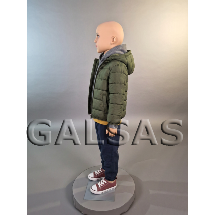 Full-Body Child Boy Mannequin VAI-11-PLI-BER, with Face, Skin Tone. Plastic. 3 Full-Body Child Boy Mannequin VAI-11-PLI-BER, with Face, Skin Tone. Plastic. 3