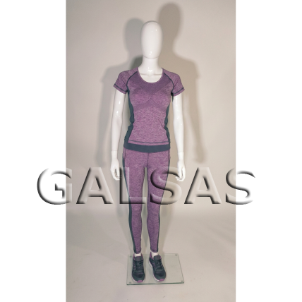 Female Full-Body Mannequin BF6-B-BLIZG, Glossy White. Plastic. 1 Female Full-Body Mannequin BF6-B-BLIZG, Glossy White. Plastic. 1
