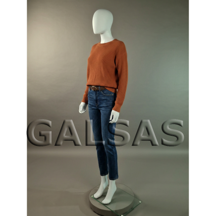Female Full-Body Mannequin BF6-B-MAT, Matte White. Plastic. 7 Female Full-Body Mannequin BF6-B-MAT, Matte White. Plastic. 7