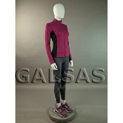 Female Full-Body Mannequin BF6-B-MAT, Matte White. Plastic. 9