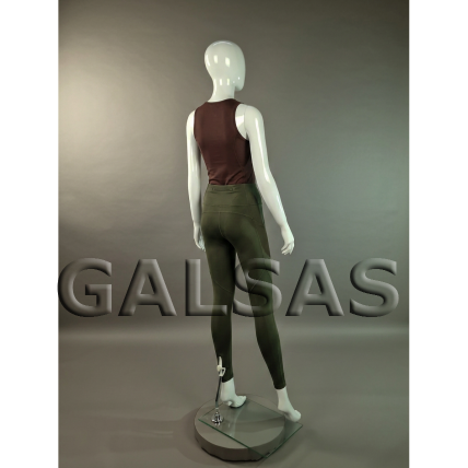 Female Full-Body Mannequin M1017D-B-BLIZG, Glossy White. Plastic. 7 Female Full-Body Mannequin M1017D-B-BLIZG, Glossy White. Plastic. 7