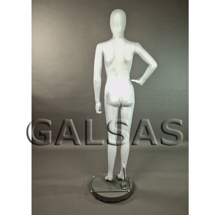 Nukainotas manekenas moteris M6007-B-MAT - pilno ūgio, balta matinė spalva. Plastikas. 12 Nukainotas manekenas moteris M6007-B-MAT - pilno ūgio, balta matinė spalva. Plastikas. 12