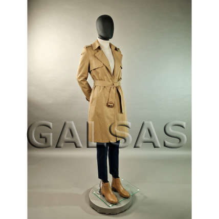 Female Full-Body Mannequin SF8-J-MAT - full-body, matte black. Plastic. 7